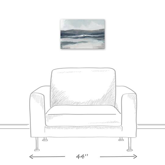Blue Mountainscape 18" x 12' Canvas Wall Art